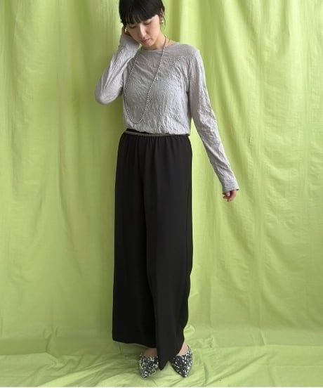 LHELBIE レルビエ　Tシャツ ワッシャーシアートップス 52054S　2026NEWARIIVAL