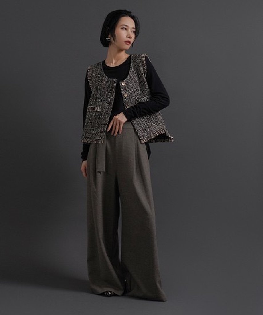 CYAN TOKYO シアン トウキョウ フラノzipフレアジレ 407286 | Deargo