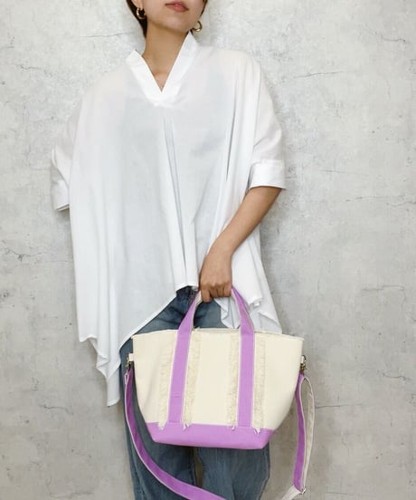 BONBON ボンボン　フリンジキャンバストートバッグ2911-1921