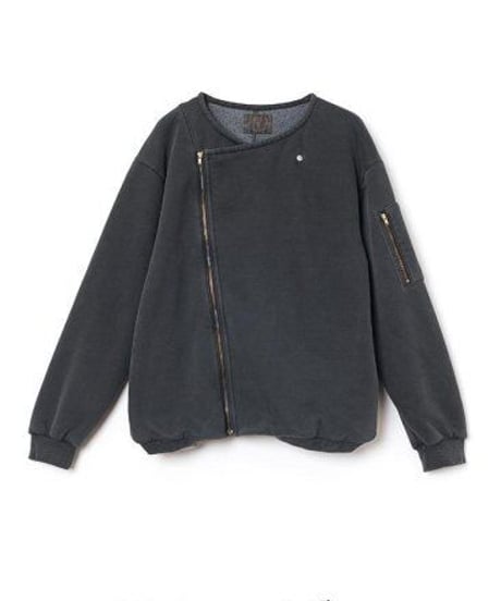 AMU アムー　　　　Garance et VioLette ギャランスエトヴィオレット　顔料染ライダースC/D　	23235-3710X