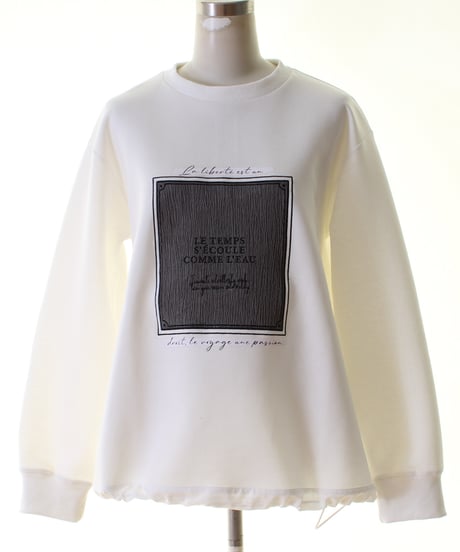 33℃ ガクブチ刺繍パッチロゴポンチプルオーバー bc601702 2026NEWARIIVAL