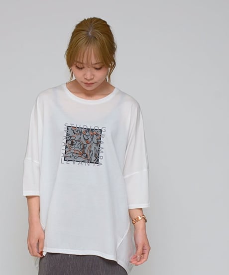 Praia　プライア シルケット綿・コクーンTシャツ LER-2641 2026NEWARIIVAL