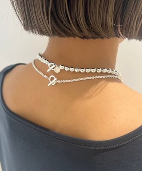 CHIGNON　シニヨン　ﾏﾙﾁWAY丸玉ﾁｪｰﾝﾈｯｸﾚｽ 0045-366RT