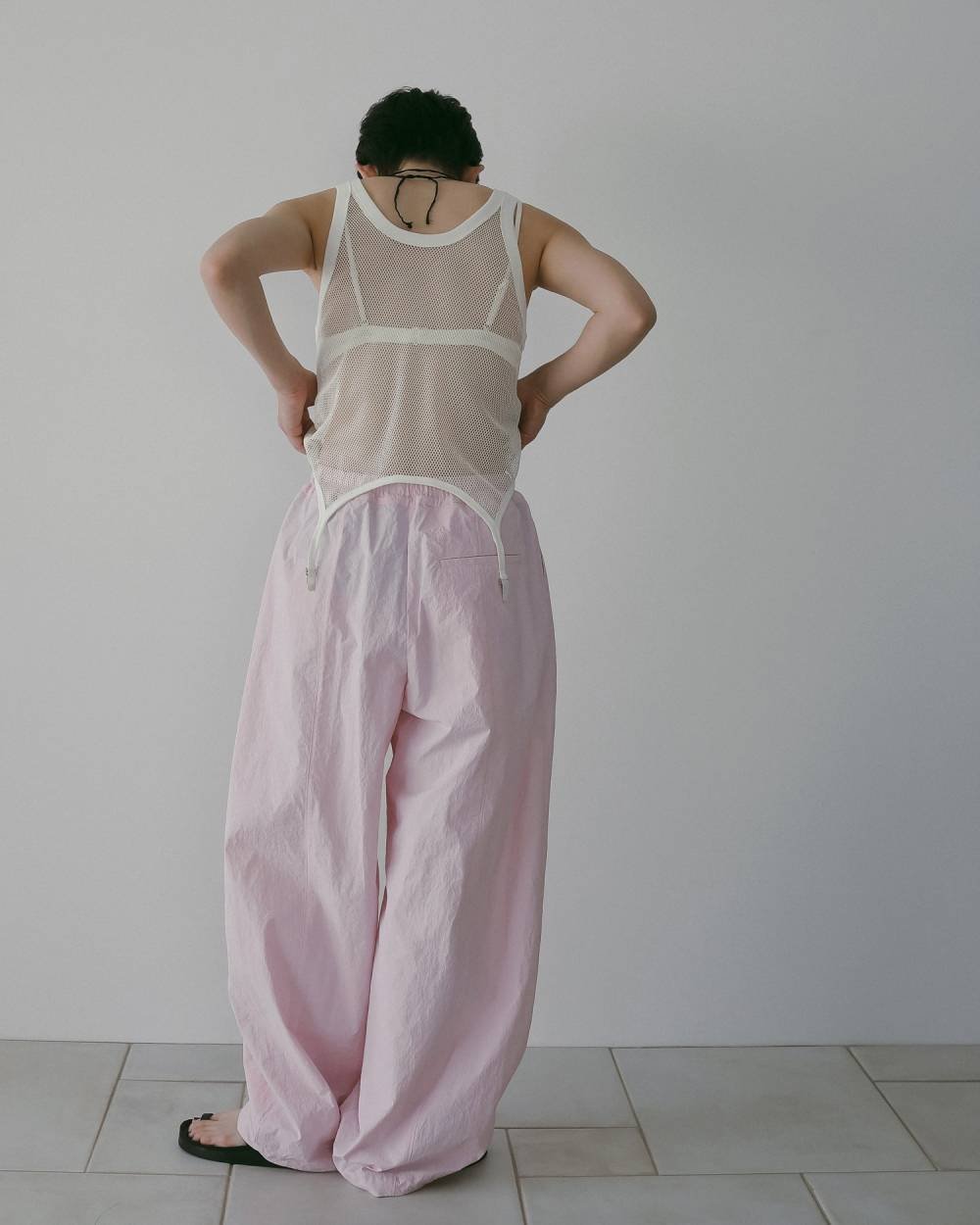 anuke アンヌーク Volumetuck Cocoon Pants 62610720 |