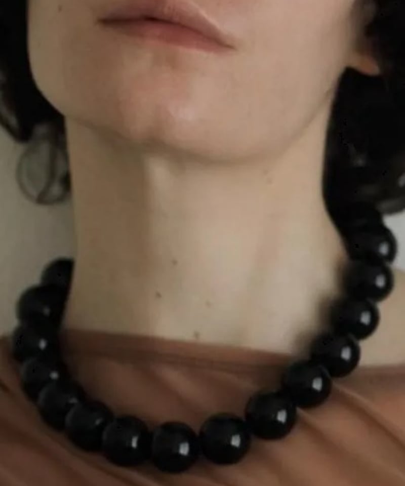 anuke アンヌーク Volume Blackball Necklace 62520903