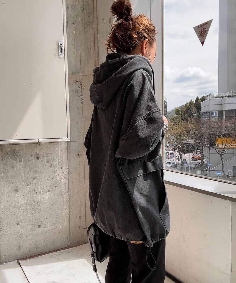 U.S.N デニム アノラック プルオーバータイプ ジャケット 38R U.S.N デニム アノラック プルオーバータイプ ジャケット 38R