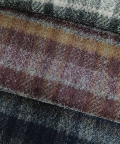 CYNICAL シニカル PENEWWOOL 1/10randam check (ラベル付き)652-94016　ウールチェック柄ロングコート　10月下旬発送