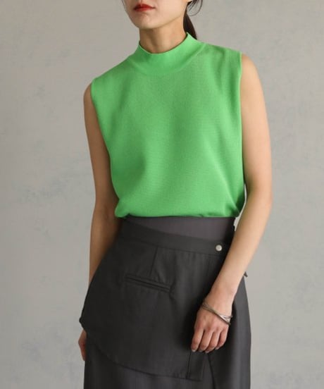 MILANRIB SLEEVELESS KNIT TOPSミラノリブノースリーブトップス 送料無料