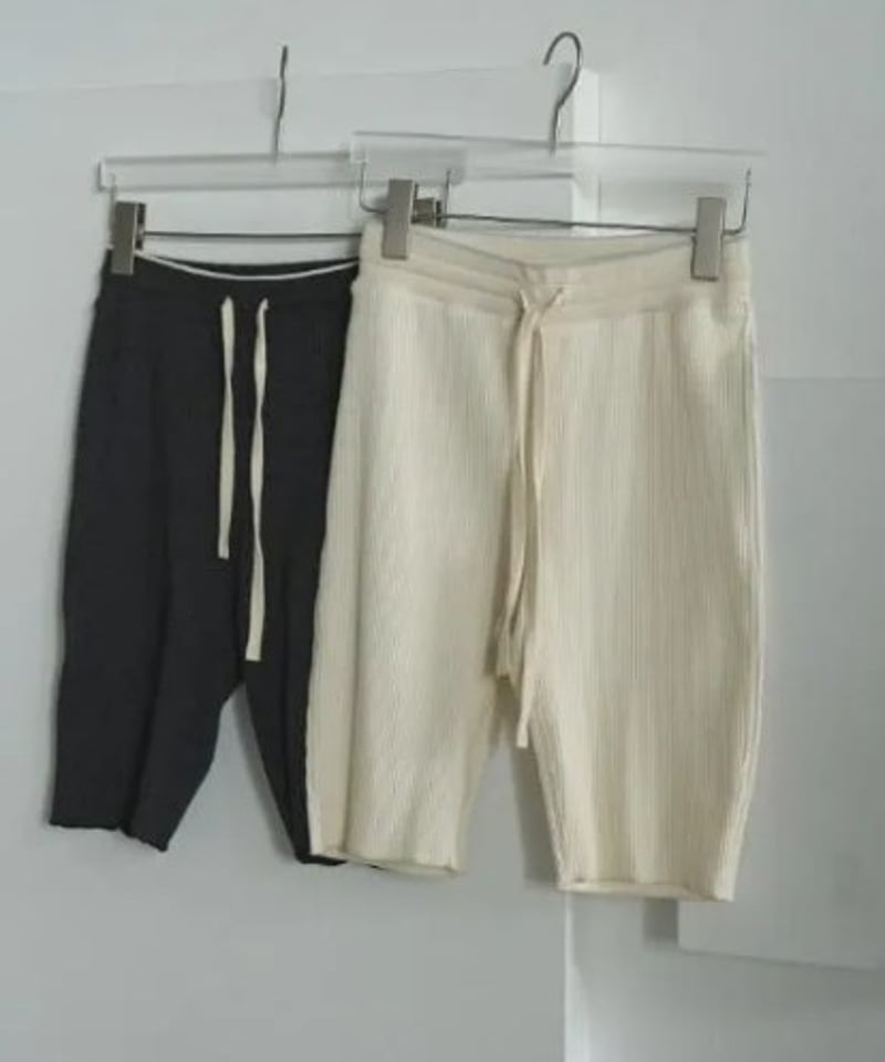 anuke アンヌーク Rib Biker Pants 62520717 | Deargo