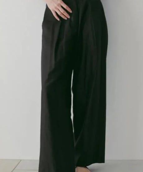 anuke アンヌーク Sheer Tuck Pants　62610717　本州送料無料！5月中旬～6月中旬発送予定