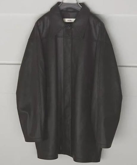 anuke アンヌーク anuke(アンヌーク) Ecoleather Over Jacket  62420103 62520105