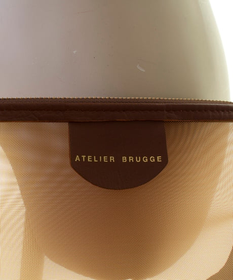 ATELIER BRUGGE アトリエブルージュ メッシュ斜め掛けポーチ　sheer metal shoulder bag35UB-19