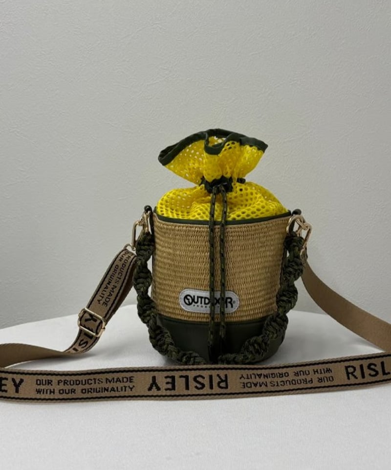 RISLEY リズレー OUTDOR アウトドア Basket mesh bag バスケットメ