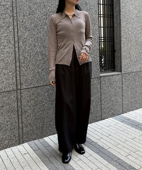 &g'aime  アンジェム　シアーラメポロニット　SHEER LUREX POLO KNIT 98610-67002 2026NEWARIIVAL