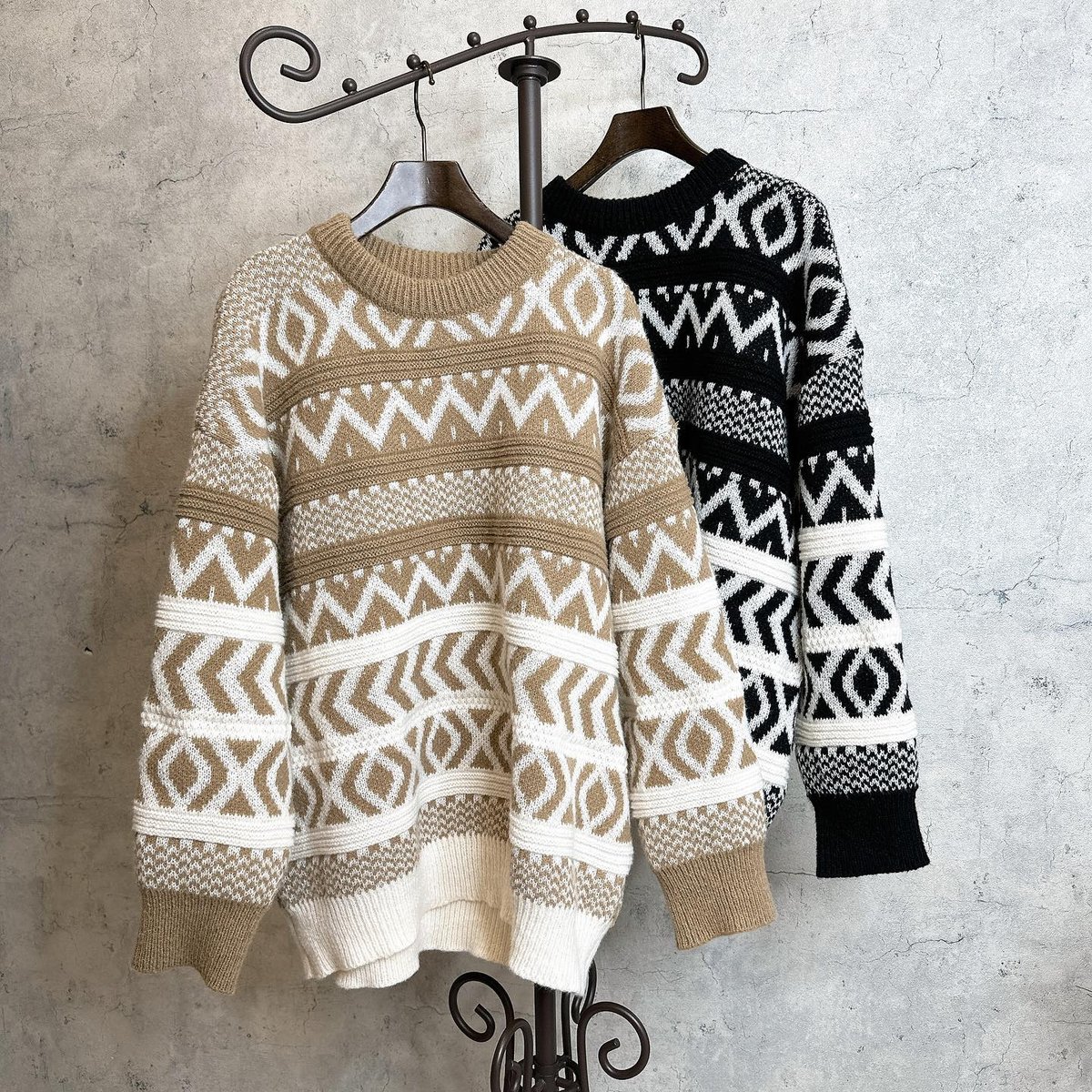 ノルディック柄ニットPO | Deargo