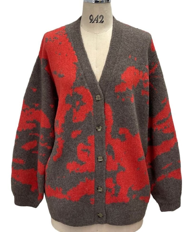 ayane アヤン フレ糸迷彩柄カーディガン 853739 | Deargo