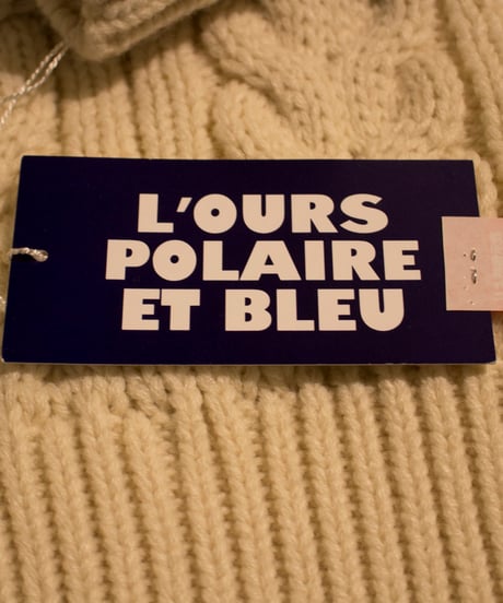 L'OURS POLAIRE ET BLEU ルスポレ　ケーブルニットプルオーバー　ケーブルニットプルオーバー　25318085
