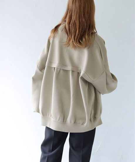 ミラノダンボールKNITボリュームブルゾン　986-18124