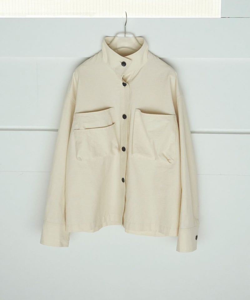 anuke アンヌーク Pocket Standcollar Shirts 62520408