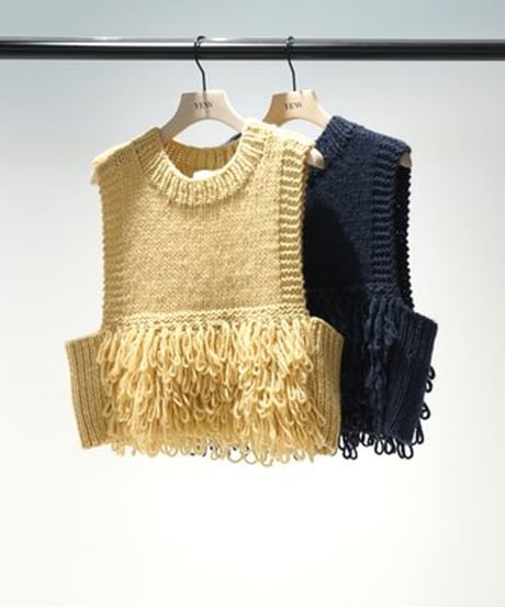 YENN　イエン　LOOP HAND KNIT VEST
