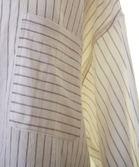 cafune カフネ PASSIONE パシオーネ ROBE　ローブ  セルロースストライプシャツ/615925