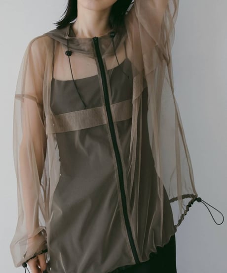 anuke アンヌーク　Tulle Zip Blouzon 62610201送料無料