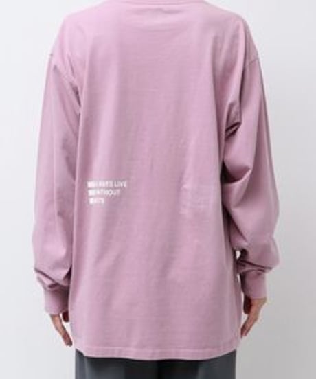 Ungrid (アングリッド) ヴィンテージウォッシュロゴロングスリーブTee 1125127131