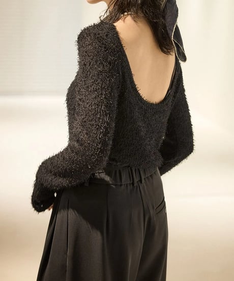 CHIGNON　シニヨン　【Mewl】ブークレーバックオープントップス/M254-83056 2026NEWARIIVAL