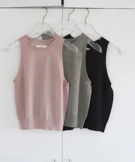 anuke アンヌーク Highgauge Sheer Tanktop 62610509 新作