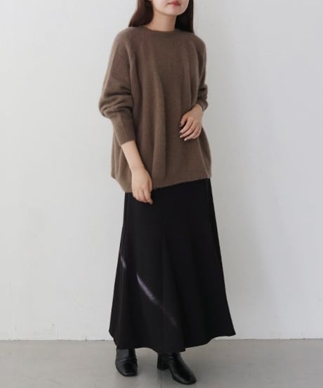FOX混BOXシルエットニット