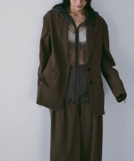 anuke アンヌーク　Tulle Zip Blouzon 62610201送料無料