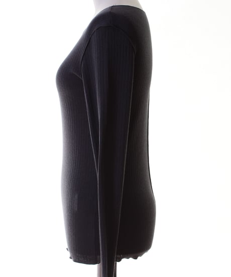 cafune カフネ PASSIONE パシオーネ ROBE　ローブ  薄手ボトルネックリブインナー535972