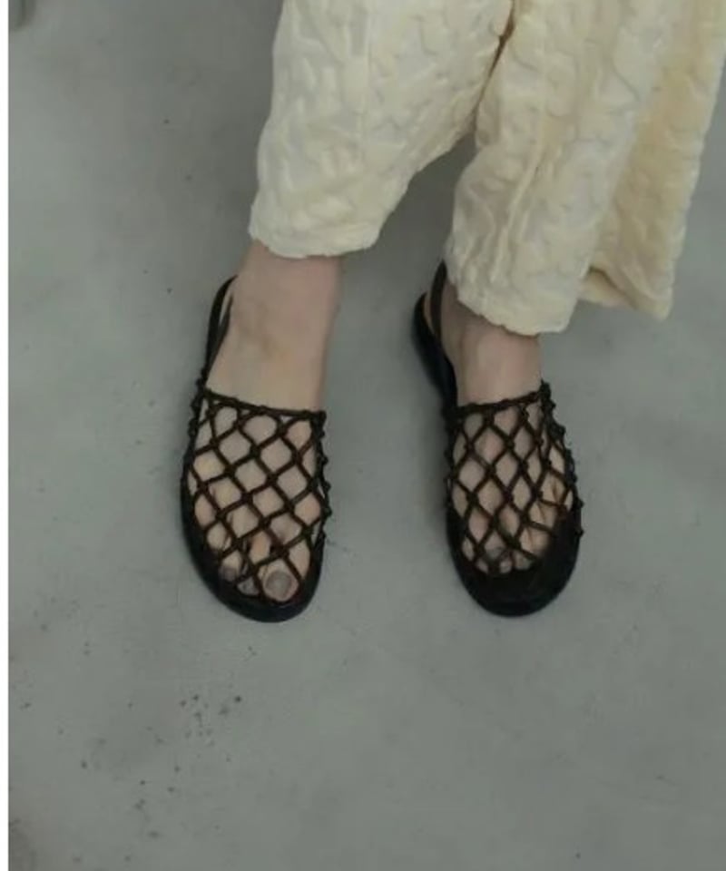 anuke (アンヌーク） Braid Flat Shoes フラットシューズ 6252102