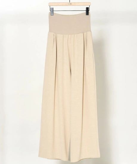 YENN イエン   WAIST RIB WIDE PT Y252-31051