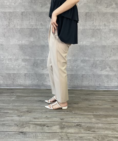 Anna Kerry　アンナケリー 八分丈ストレートパンツ　56262601　　2026NEWARIIVAL
