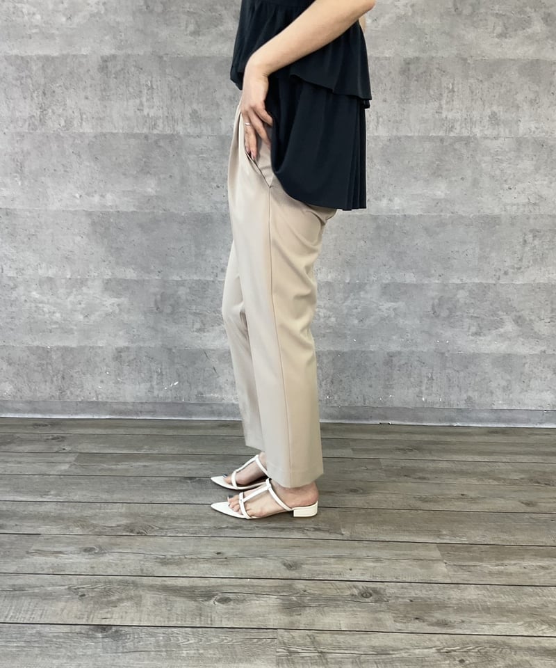 Anna Kerry アンナケリー 八分丈ストレートパンツ 56262601 2026NEW