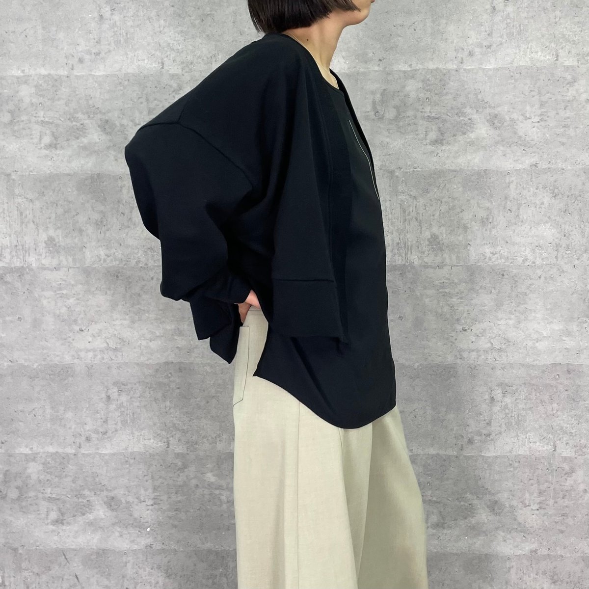 Anna Kerry アンナケリー オーバーサイズバックブラッシング