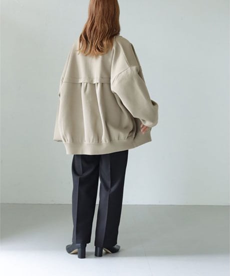 ミラノダンボールKNITボリュームブルゾン　986-18124