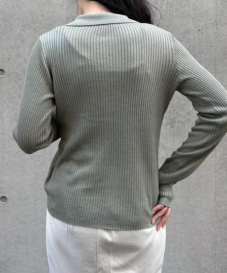 &g'aime アンジェム シアーラメポロニット 986-67002 2026NEWARIIVAL