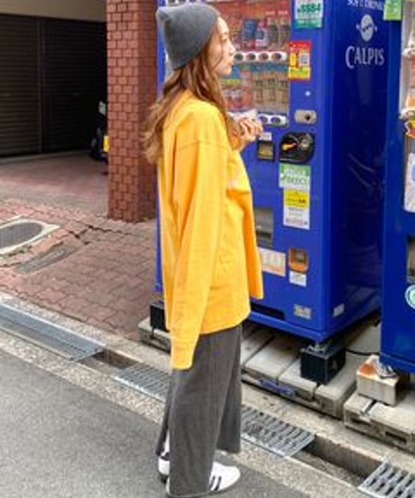 Ungrid (アングリッド) ヴィンテージウォッシュロゴロングスリーブTee 1125127131