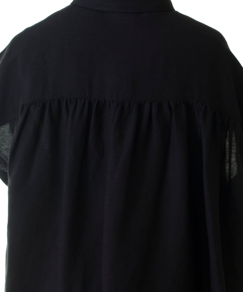 Dignite collier ディニテコリエ バックギャザー裾ドロスト付 Dignite collier ディニテコリエ バックギャザー裾ドロスト付