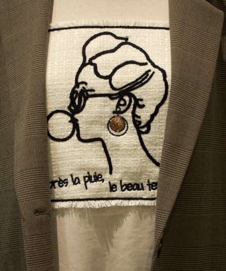 マリードール MARIED'OR 刺繍貼り付け 身巾ワイドクルー 19532 本州送料無料！2025AW