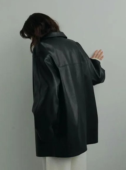 anuke アンヌーク anuke(アンヌーク) Ecoleather Over Jacket