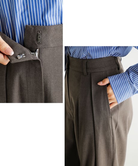 anuke アンヌーク Tuck Wide Pants 62520724