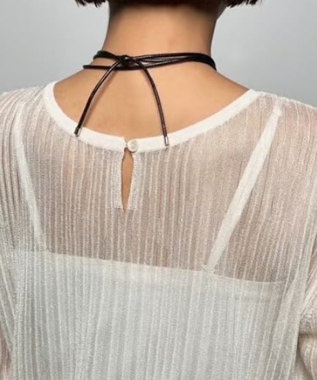 CHIGNON　シニヨン　オーバルTOPネックレス＆ブローチ　0051-080SH