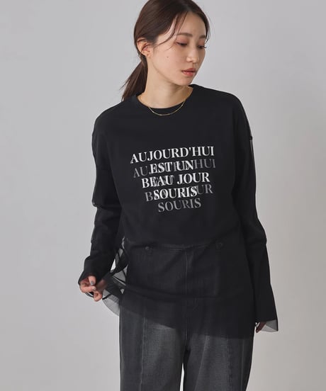 hunch ハンチ チュールレイヤード プリントロンT　　WTS7113　2026NEWARIIVAL