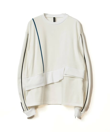 AULA AILA　アウラアイラ　2WAY PIPING PULLOVER 2WAYパイピングプルオーバ　1253-08025　　本州送料無料！