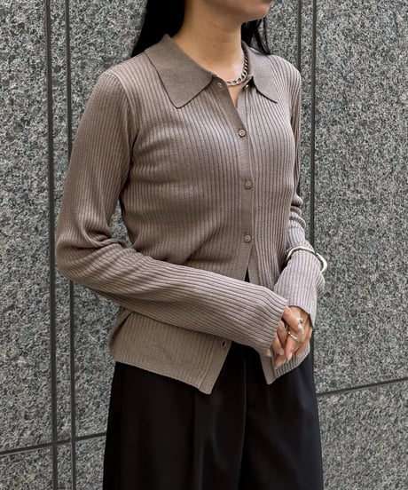 &g'aime  アンジェム　シアーラメポロニット　SHEER LUREX POLO KNIT 98610-67002 2026NEWARIIVAL