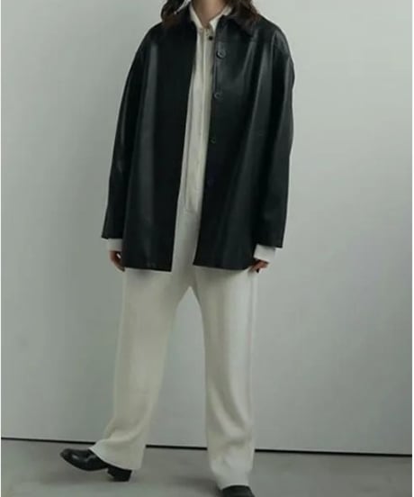 anuke アンヌーク anuke(アンヌーク) Ecoleather Over Jacket  62420103 62520105