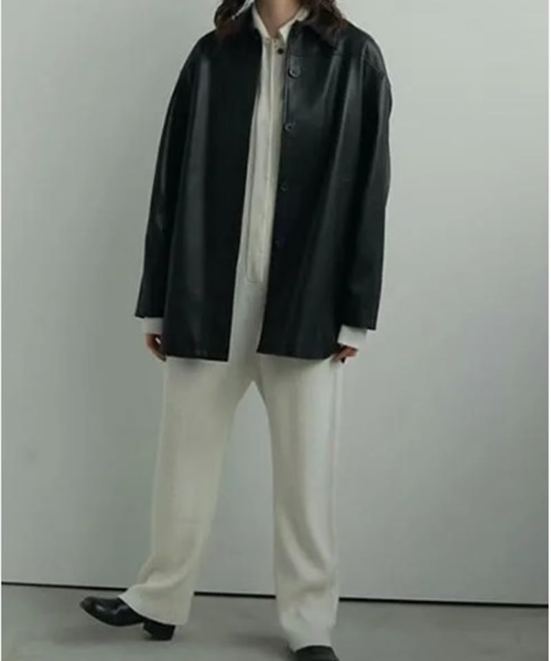 anuke アンヌーク Ecoleather Over Jacket anuke アンヌーク